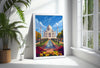 Agra Travel Poster, Travel Print of Agra, Taj Mahal Art Lovers Gift, Uttar Pradesh, India Wall Art