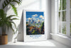 Rotterdam Travel Poster, Travel Print of Rotterdam, Netherlands, Dutch Art Lovers Gift, Wall Art Print