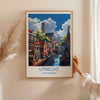 Utrecht Travel Poster, Travel Print of Utrecht, Netherlands, Dutch Art Lovers Gift, Wall Art Print
