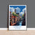 Utrecht Travel Poster, Travel Print of Utrecht, Netherlands, Dutch Art Lovers Gift, Wall Art Print
