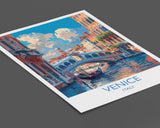 Venice Travel Print Wall Art, Travel Poster of Venice, Italy City Art, Venice Art Lovers Gift, Wall Art Print