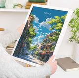 Hanoi Travel Poster, Travel Print of Hanoi,Vietnam, Asia, Hanoi Art Lovers Gift, Vietnam Gift, Wall Art Print NQ Media Designs