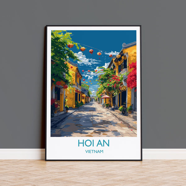 Hoi An Travel Print, Travel Poster of Hoi An,Vietnam, Asia, Hoi An Art Lovers Gift, Vietnam Gift, Wall Art Print