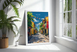 Hoi An Travel Poster, Travel Print of Hoi An,Vietnam, Asia, Hoi An Art Lovers Gift, Vietnam Gift, Wall Art Print NQ Media Designs