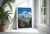 Rotterdam Travel Print, Travel Poster of Rotterdam, Netherlands, Dutch Art Lovers Gift, Wall Art Print