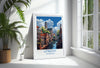 Utrecht Travel Poster, Travel Print of Utrecht, Netherlands, Dutch Art Lovers Gift, Wall Art Print