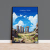 Gobekli Tepe Travel Poster Wall Art, Travel Print of Gobekli Tepe, Turkey Wall Art, Gobekli Tepe Art Lovers Gift, Wall Art Print NQ Media Designs