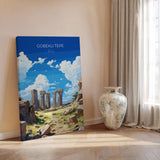 Gobekli Tepe Travel Poster Wall Art, Travel Print of Gobekli Tepe, Turkey Wall Art, Gobekli Tepe Art Lovers Gift, Wall Art Print NQ Media Designs