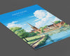 Abingdon Poster, Travel Print of Abingdon,Abingdon Art Lovers Gift,Oxfordshire, English Countryside Wall Art Print