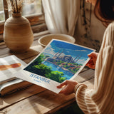 Istanbul Travel Print Wall Art, Travel Poster of Istanbul, Turkey Wall Art, Istanbul Art Lovers Gift, Wall Art Print NQ Media Designs