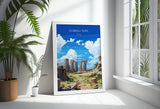 Gobekli Tepe Travel Poster Wall Art, Travel Print of Gobekli Tepe, Turkey Wall Art, Gobekli Tepe Art Lovers Gift, Wall Art Print NQ Media Designs