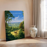 Windsor Great Park Travel Poster, Travel Print of Windsor Great Park , Berkshire, England, Windsor Gift, Wall Art Print NQ Media Designs