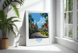 Esher Travel Print, Travel Poster of Esher, Surrey Poster, Esher Art Gift, London Art Lovers UK Travel Gift NQ Media Designs