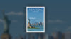 Isle of Wight Travel Poster Wall Art, Isle of Wight Travel Print, English Coastal Art, Isle of Wight Gift, Art Lovers Gift