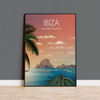 Ibiza Travel Poster, Travel Print of Ibiza, Balearic Islands NQ Media Designs