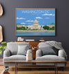 Washington Travel Poster, Travel Print of Washington DC, USA,Limited Edition NQ Media Designs