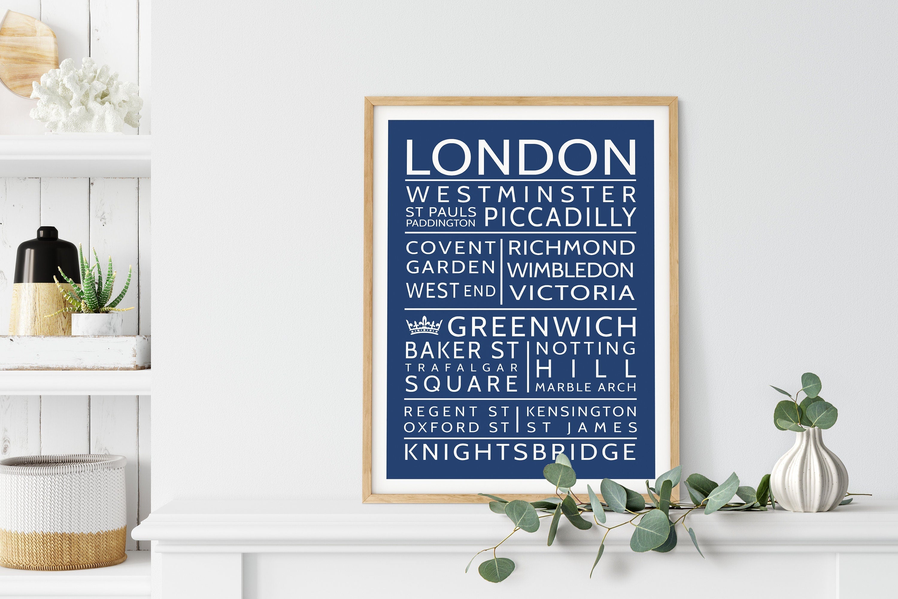 London Word Art print - London destinations - London Print- London Places - Birthday gift - Mothers Day gift NQ Media Designs