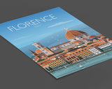 Florence Travel Poster, Travel Print of Florence, City of Florence, Italy NQ Media Designs