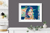 Custom portrait painting, Pop Art, Modern Art, Rainbow Pop Art, colorful abstract, Commission painting from photo