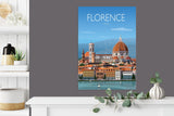 Florence Travel Poster, Travel Print of Florence, City of Florence, Italy NQ Media Designs