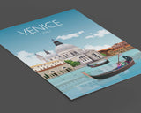 Venice Travel Poster, Travel Print of Venice, City of Venice, Italy NQ Media Designs