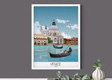 Venice Travel Poster, Travel Print of Venice, City of Venice, Italy NQ Media Designs