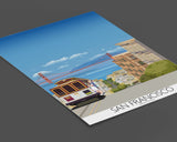 San Francisco Travel Poster, Travel Print of San Francisco, City of San Francisco, California, USA NQ Media Designs