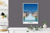 Las Vegas Travel Poster, Travel Print of Las Vegas, Nevada, USA NQ Media Designs