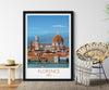 Florence Travel Poster, Travel Print of Florence, City of Florence, Italy, Italy Travel Poster, Florence Cityscape NQ Media Designs