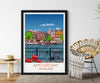 Amsterdam Travel Poster, Travel Print of Amsterdam, Netherlands NQ Media Designs