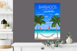 Barbados Travel Poster, Travel Print of Barbados, Windward Islands, Caribbean NQ Media Designs