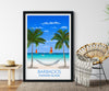 Barbados Travel Print, Travel Poster of Barbados, Windward Islands, Caribbean NQ Media Designs