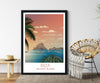 Ibiza Travel Print, Travel Poster of Ibiza, Balearic Islands