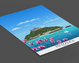 Penzance Travel Poster, Travel Print of Penzance, Cornwall, UK NQ Media Designs