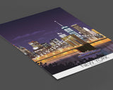 Brooklyn Bridge Travel Poster, Travel Print of New York, USA NQ Media Designs