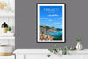 Monaco Travel Poster, Travel Print of Monaco, French Riviera