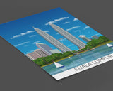 Kuala Lumpur Travel Poster, Travel Print of Kuala Lumpur, Malaysia, Travel Poster, Kuala Lumpur Print NQ Media Designs