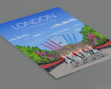 Platinum Jubilee Travel Print, London Travel Poster, City of London, UK NQ Media Designs