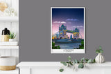 Tower Bridge Travel Print, Tower Bridge Travel Poster, City of London, UK NQ Media Designs