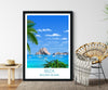 Ibiza Travel Print, Travel Poster of Ibiza, Balearic Islands, Travel Poster, Ibiza Print NQ Media Designs