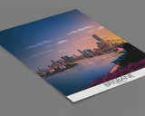 Brisbane Travel Poster , Travel Print of Brisbane, City of Brisbane, Queensland, Australia NQ Media Designs