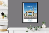 Berlin Travel Print, Travel Poster of Berlin, Berlin Travel Poster, Berlin Print NQ Media Designs