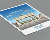 Berlin Travel Print, Travel Poster of Berlin, Berlin Travel Poster, Berlin Print NQ Media Designs