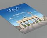 Berlin Travel Poster, Travel Print of Berlin, Germany NQ Media Designs