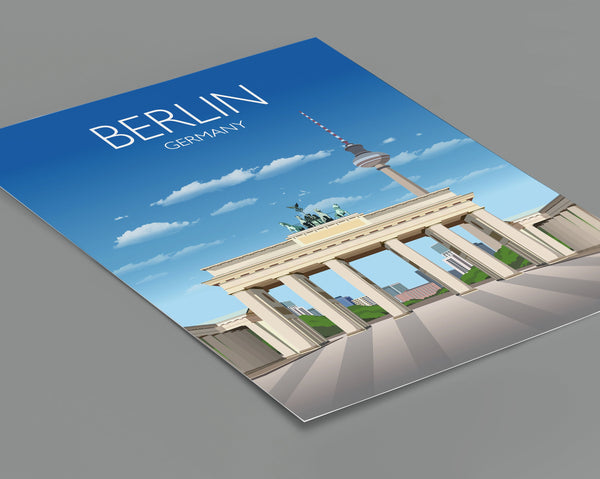 Berlin Travel Poster, Travel Print of Berlin, Germany