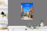 York Travel Print, York Poster, York, England, UK Travel Poster NQ Media Designs