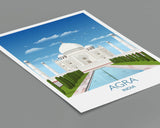 Taj Mahal Travel Print, Taj Mahal Poster, Agra, India NQ Media Designs