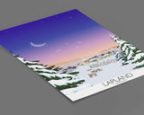 Lapland Travel Print, Lapland Travel Poster NQ Media Designs