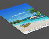 Dominican Republic Travel Poster, Travel Print of Dominican Republic, Caribbean, Travel Poster, Dominican Republic Print NQ Media Designs