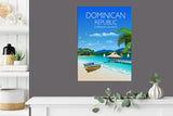 Dominican Republic Travel Poster, Travel Print of Dominican Republic, Caribbean, Travel Poster, Dominican Republic Print NQ Media Designs